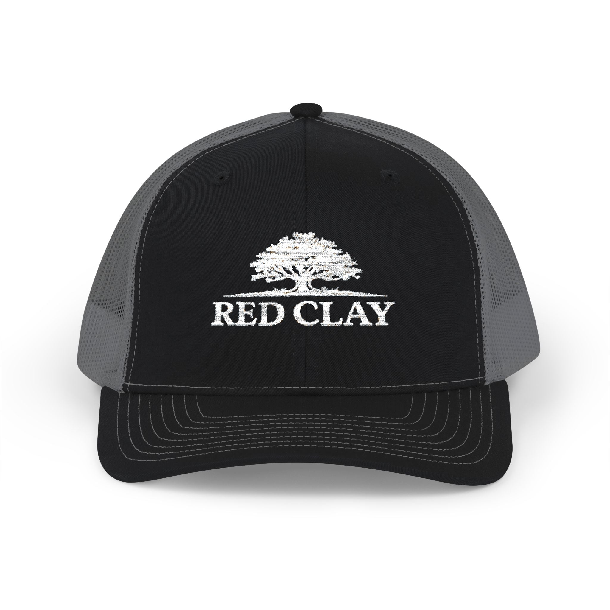 Red Clay Vintage Tree Trucker Hat