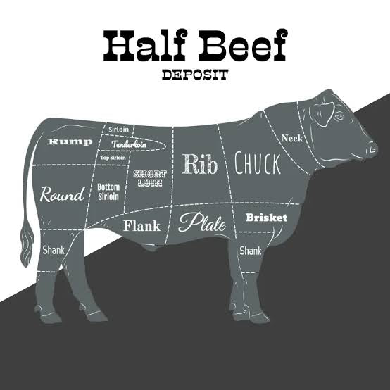 Local Angus Half Beef Deposit